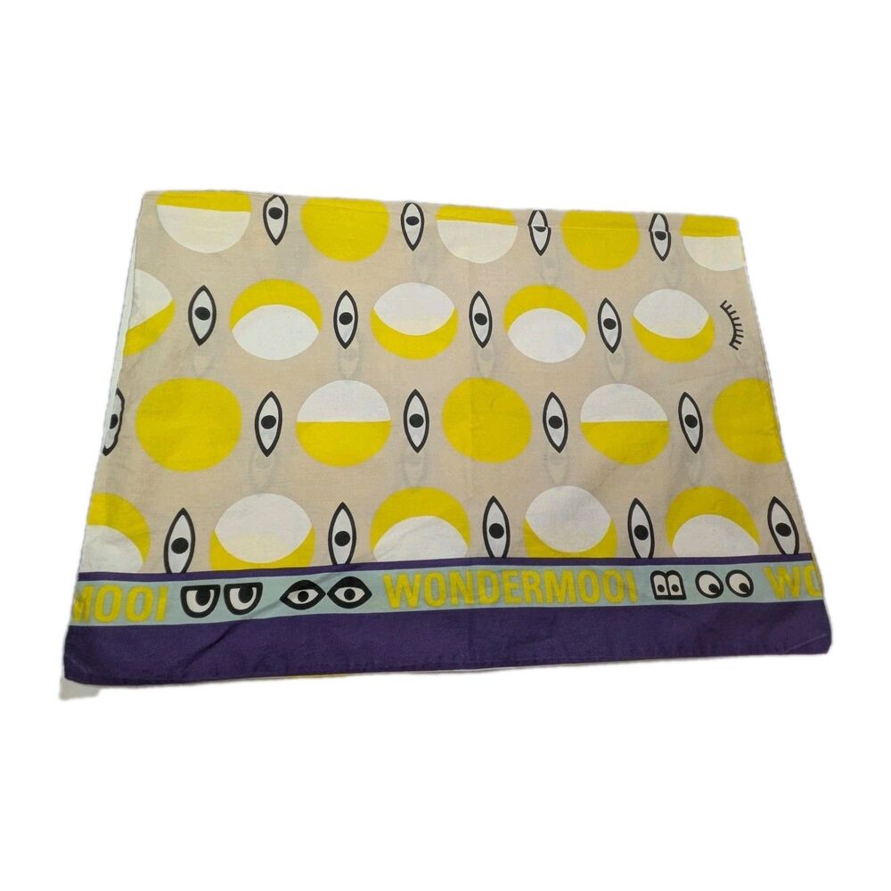 IKEA Glödande Wondermooi TWIN Pillowcase Evil Eye Boho Moon Phases 20"x30"